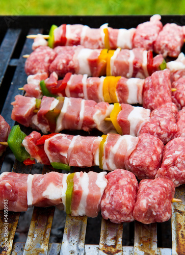 Photo: fresh raw kebab fresh raw kebab