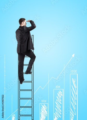 Photo: man climbing man climbing