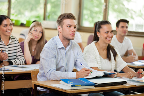 Photo: Group of students in classroom Group of students in classroom