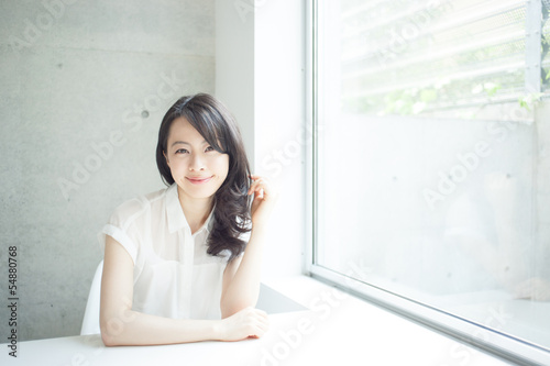 Photo: 笑顔の女性 笑顔の女性