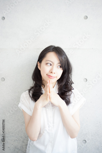 Photo: 考える女性 考える女性