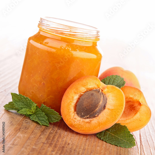 Photo: apricot jam or compote apricot jam or compote