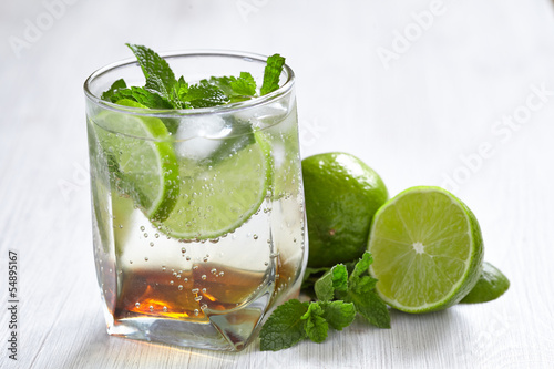 Photo: Fresh mojito cocktail Fresh mojito cocktail