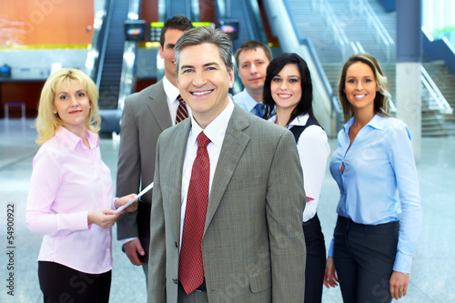 Photo: Business team. Business team.