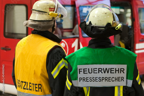 Photo: Einsatzleiter_Pressesprecher Einsatzleiter_Pressesprecher