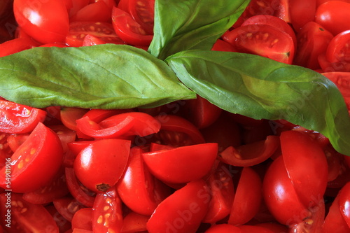 Photo: pomodoro e basilico pomodoro e basilico
