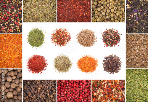 Photo: A collection of different spices A collection of different spices