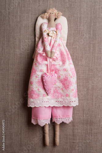 Photo: Textile handmade toys - Angel Textile handmade toys - Angel