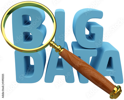 Illustration: Big Data find information analysis Big Data find information analysis