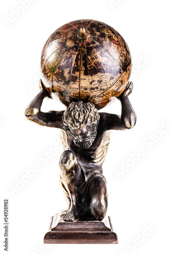 Photo: Atlas globe Atlas globe