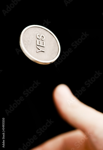 Photo: Coin flipping Coin flipping