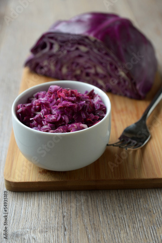 Photo: Rotkraut geraspelt Rotkraut geraspelt