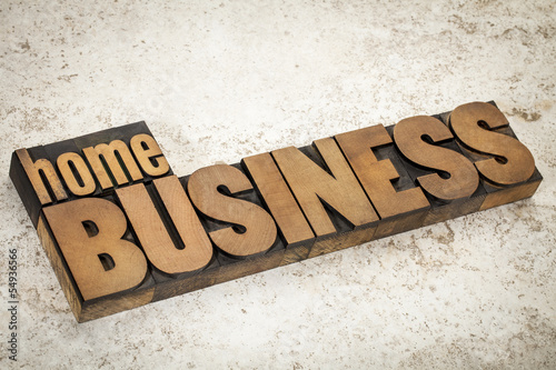 Photo: home business in wood type home business in wood type
