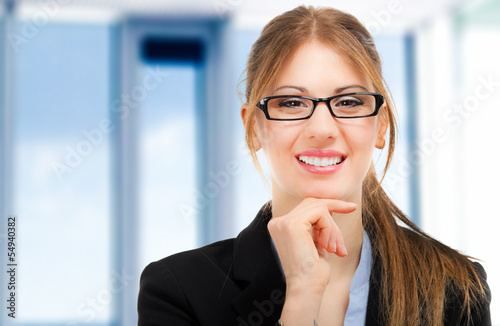 Photo: Smiling businesswoman Smiling businesswoman