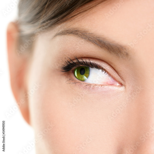 Photo: Eye Close-up looking to side Eye Close-up looking to side