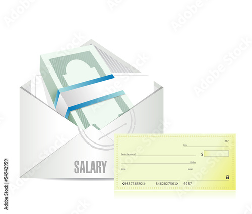 Illustration: salary illustration design salary illustration design