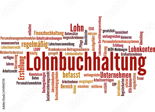Vector: Lohnbuchhaltung (Buchhaltung, Lohn) Lohnbuchhaltung (Buchhaltung, Lohn)