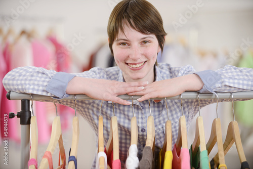 Photo: Proud owner of a fashion boutique Proud owner of a fashion boutique