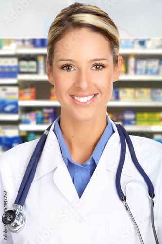 Photo: Doctor woman. Doctor woman.