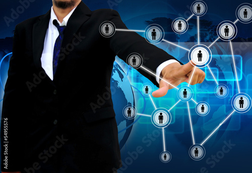 Photo: Businessman Choosing the right person Businessman Choosing the right person