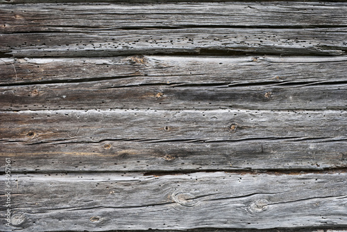 Photo: Old vintage wooden wall as background Old vintage wooden wall as background