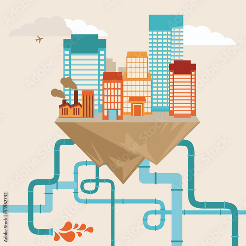 Vector: Vector city concept Vector city concept