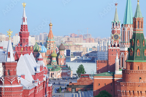 Photo: Historical Museum, St. Basil's Cathedral, Spasskaya Tower Historical Museum, St. Basil's Cathedral, Spasskaya Tower
