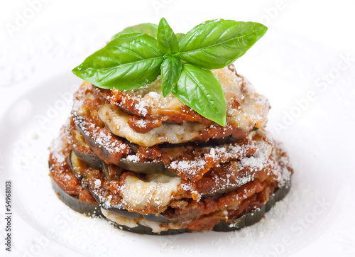 Photo: Eggplant parmigiana - Melanzane alla parmigiana Eggplant parmigiana - Melanzane alla parmigiana