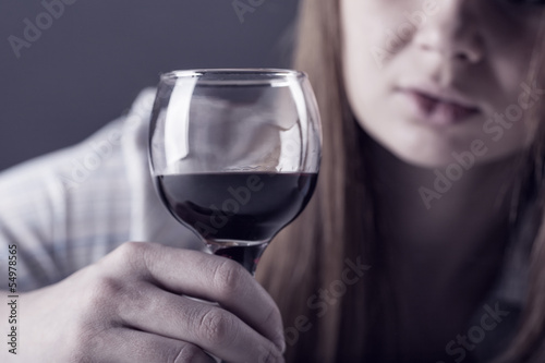 Photo: Woman in depression Woman in depression