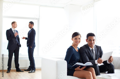 Photo: Working in office Working in office