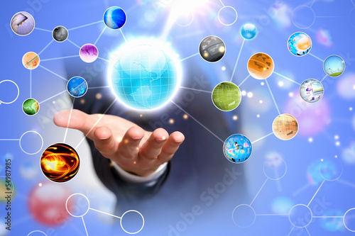 Photo: Network concept Network concept