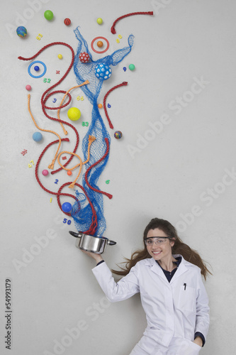 Photo: Frau macht Experiment Frau macht Experiment