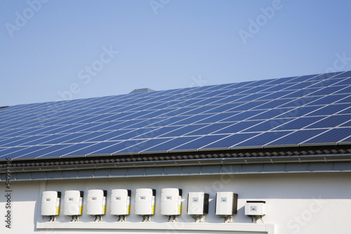Photo: Deutschland, Köln, Solarzellen auf dem Dach Deutschland, Köln, Solarzellen auf dem Dach