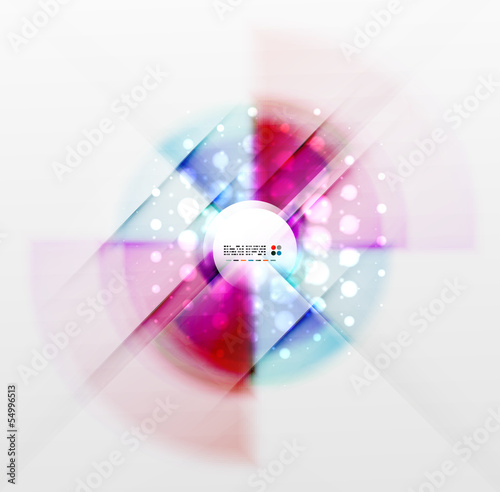 Vector: Radial colorful futuristic background Radial colorful futuristic background