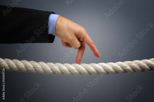 Photo: Business risk Business risk