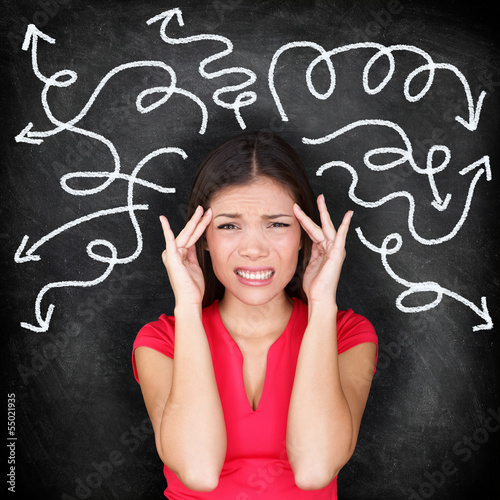 Photo: Confused woman - people feeling confusion Confused woman - people feeling confusion