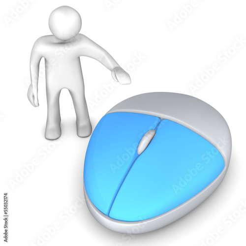 Illustration: Manikin PC-Mouse Manikin PC-Mouse