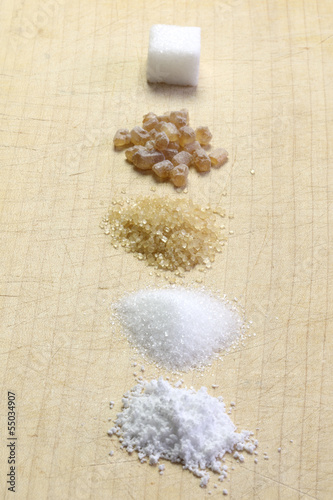 Photo: Zuckervarianten Zuckervarianten