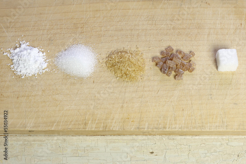 Photo: Zuckervarianten Zuckervarianten