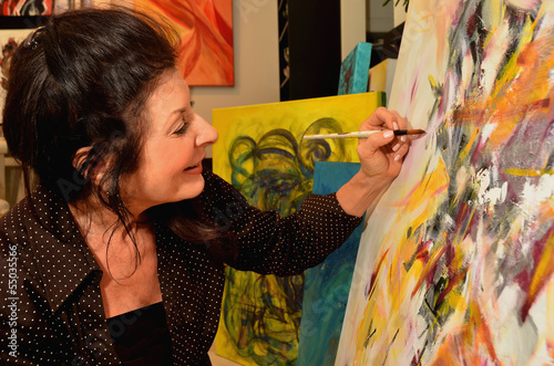 Photo: Mature Woman Artist Mature Woman Artist