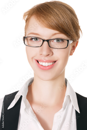 Photo: Happy smiling businesswoman Happy smiling businesswoman