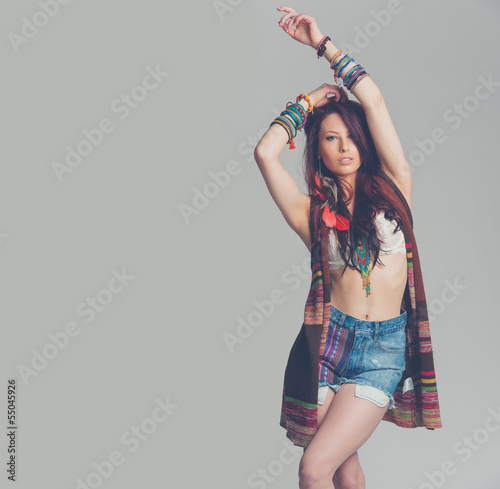Photo: bohemian hippie girl bohemian hippie girl