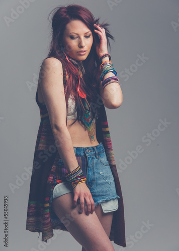 Photo: bohemian hippie girl bohemian hippie girl