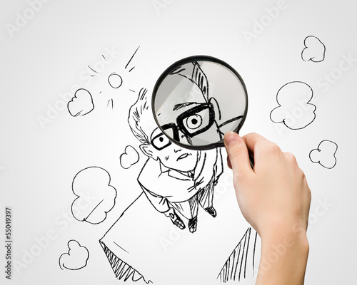Photo: Caricature of businessman Caricature of businessman