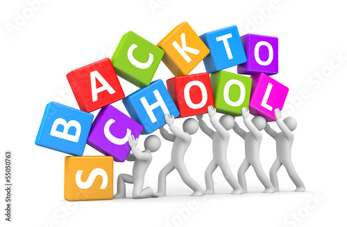 Illustration: Back to school metaphor Back to school metaphor