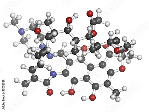 Illustration: rifampicin (rifampin, rifamycin class) tuberculosis antibiotic rifampicin (rifampin, rifamycin class) tuberculosis antibiotic