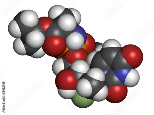 Illustration: Sofosbuvir experimental (2013) hepatitis C virus drug Sofosbuvir experimental (2013) hepatitis C virus drug