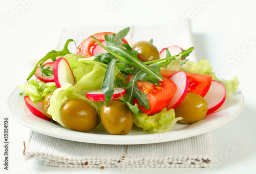 Photo: Fresh vegetable salad Fresh vegetable salad