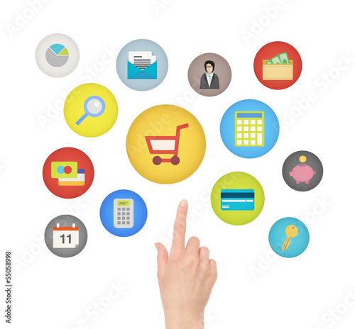 Illustration: E-commerce concept E-commerce concept