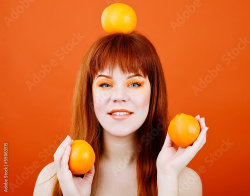 Photo: orange girl orange girl